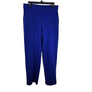 Breckenridge Womens Pants Size 10 Blue Pull On High Rise Stretch Front Pockets